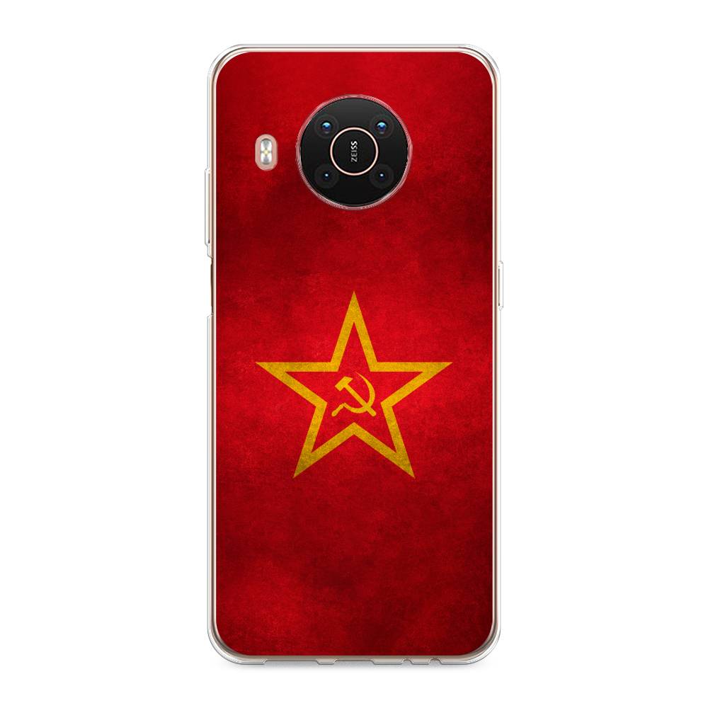 

Чехол Awog на Nokia X20 / Нокиа X20 "Красное знамя", Желтый;красный, 124250-10