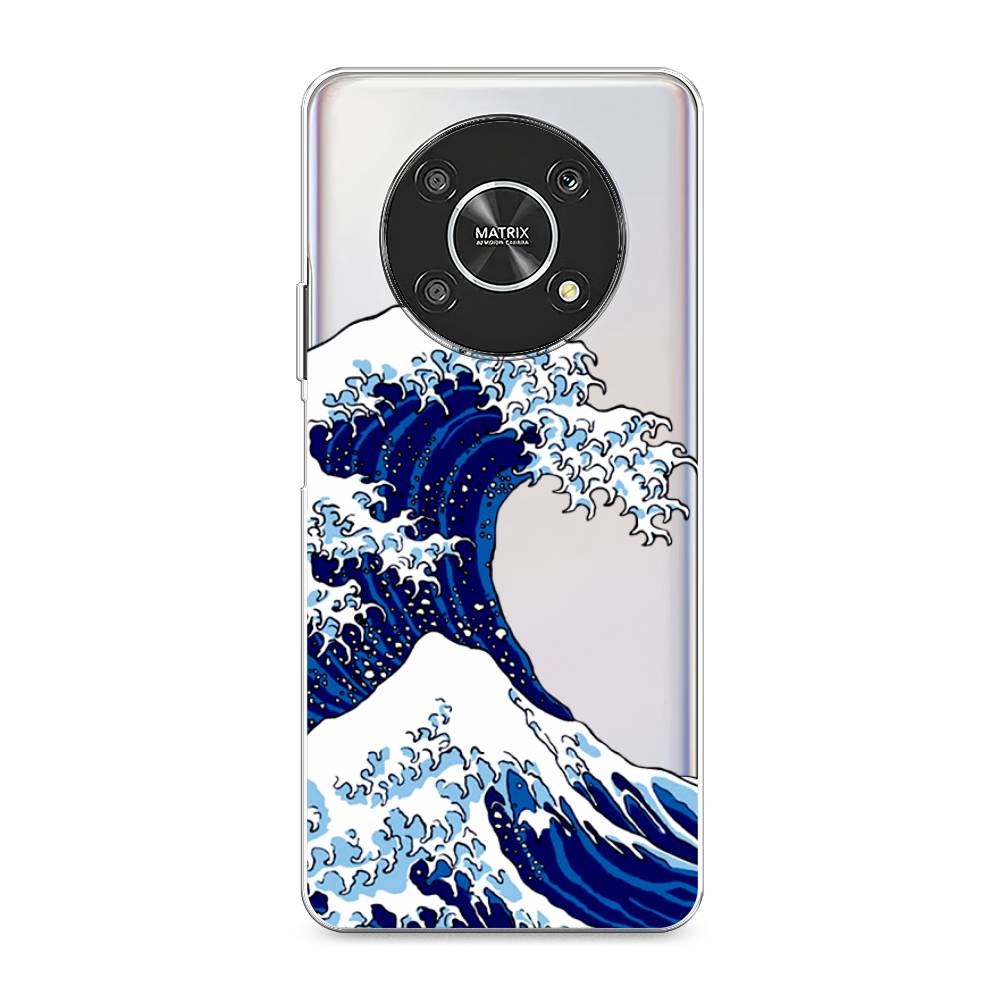 

Чехол Awog на Honor X9 4G/Magic4 Lite 4G "Волна в Канагаве", Разноцветный, 6108650-4