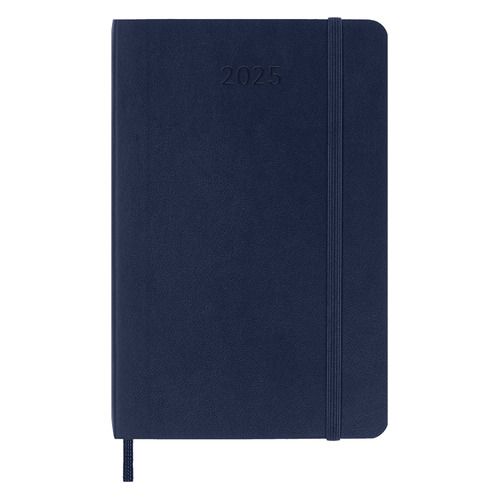 Ежедневник Moleskine Classic Soft датированный, 400стр, Pocket, синий сапфир