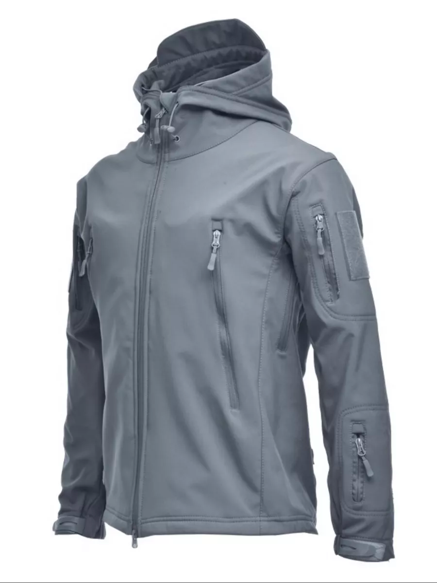 

Ветровка мужская NoBrand vetr серая 3XL, Серый, vetr