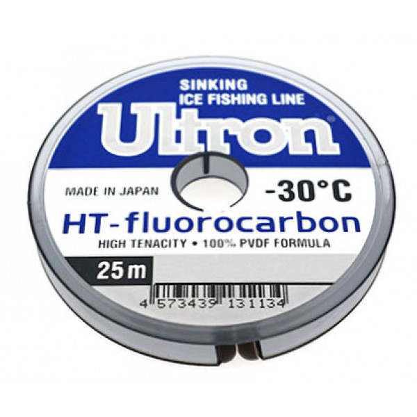 

Леска Momoi Ultron Fluorocarbon 0.20 мм. 3,4 кг. 25 м., Прозрачный, Ultron Fluorocarbon