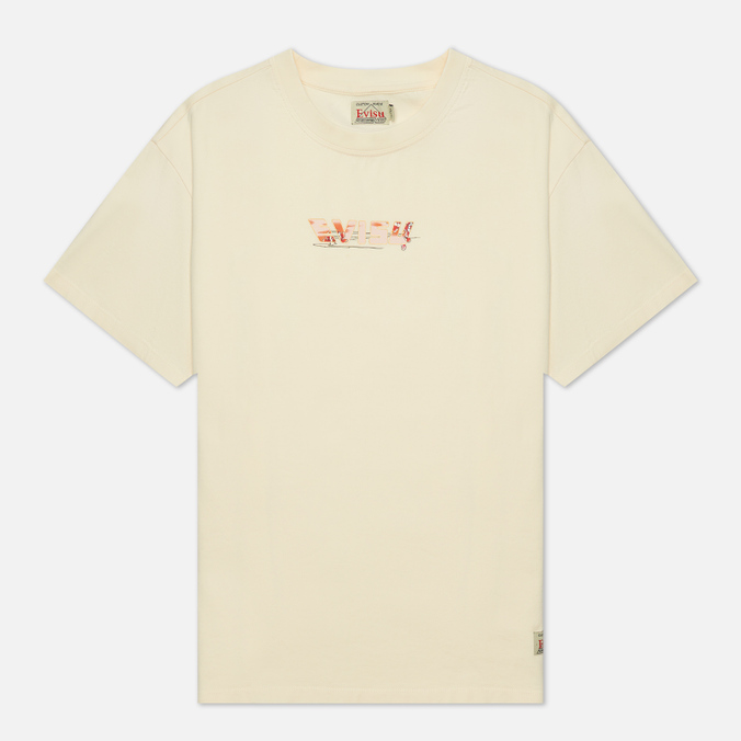 

Футболка женская Evisu 2ESHTW2TS606BFCT-ECRU бежевая L, 2ESHTW2TS606BFCT-ECRU