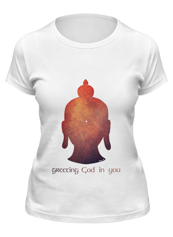 

Футболка женская Printio Buddha белая L, Белый, Buddha
