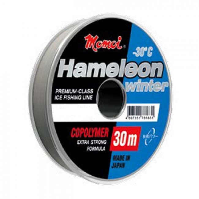 

Леска Momoi Hamelеon Winter 0.10 мм. 1,3 кг. 30 м., Прозрачный, Hamelеon Winter
