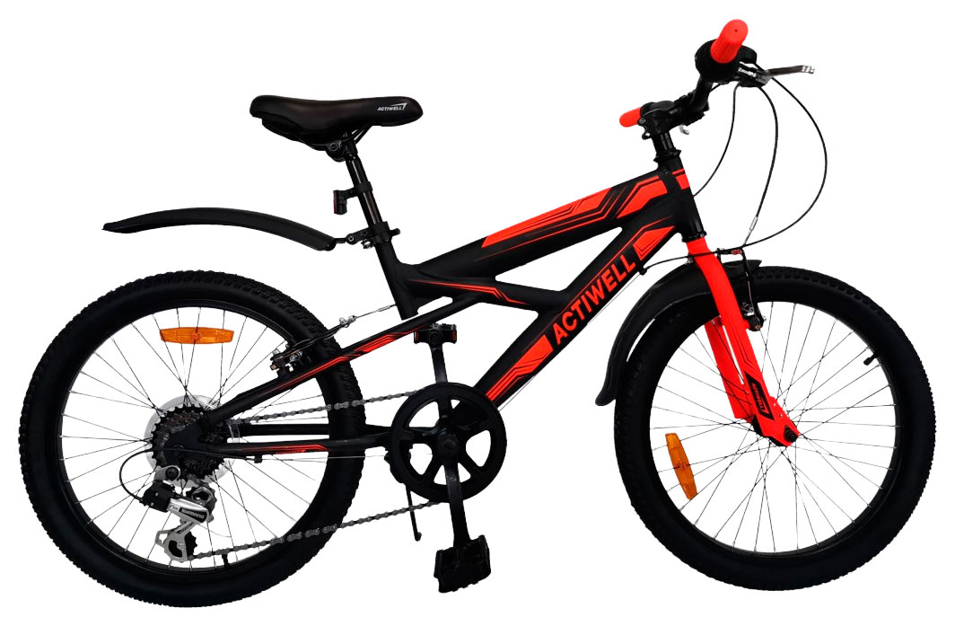 Велосипед Actiwell Junior JUN20ST-U горный черно-оранжевый