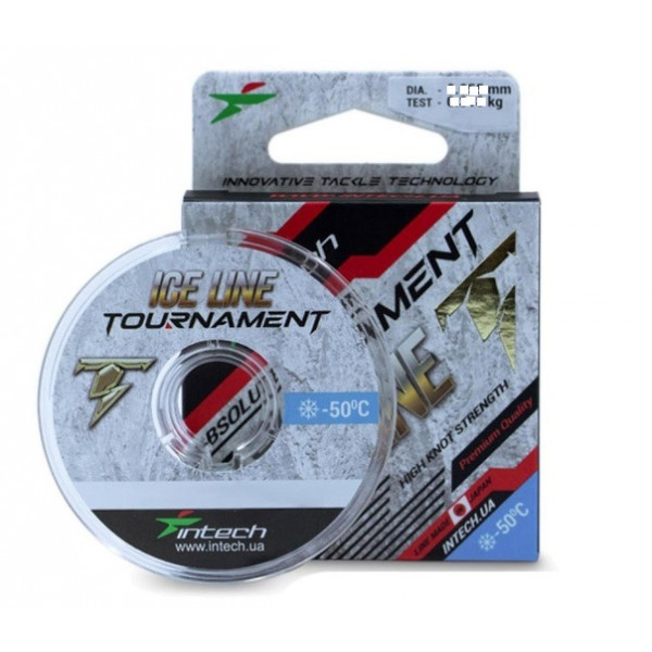 

Леска Intech Tournament Ice line 30m (0.085mm, 0.711kg), 00-00030688