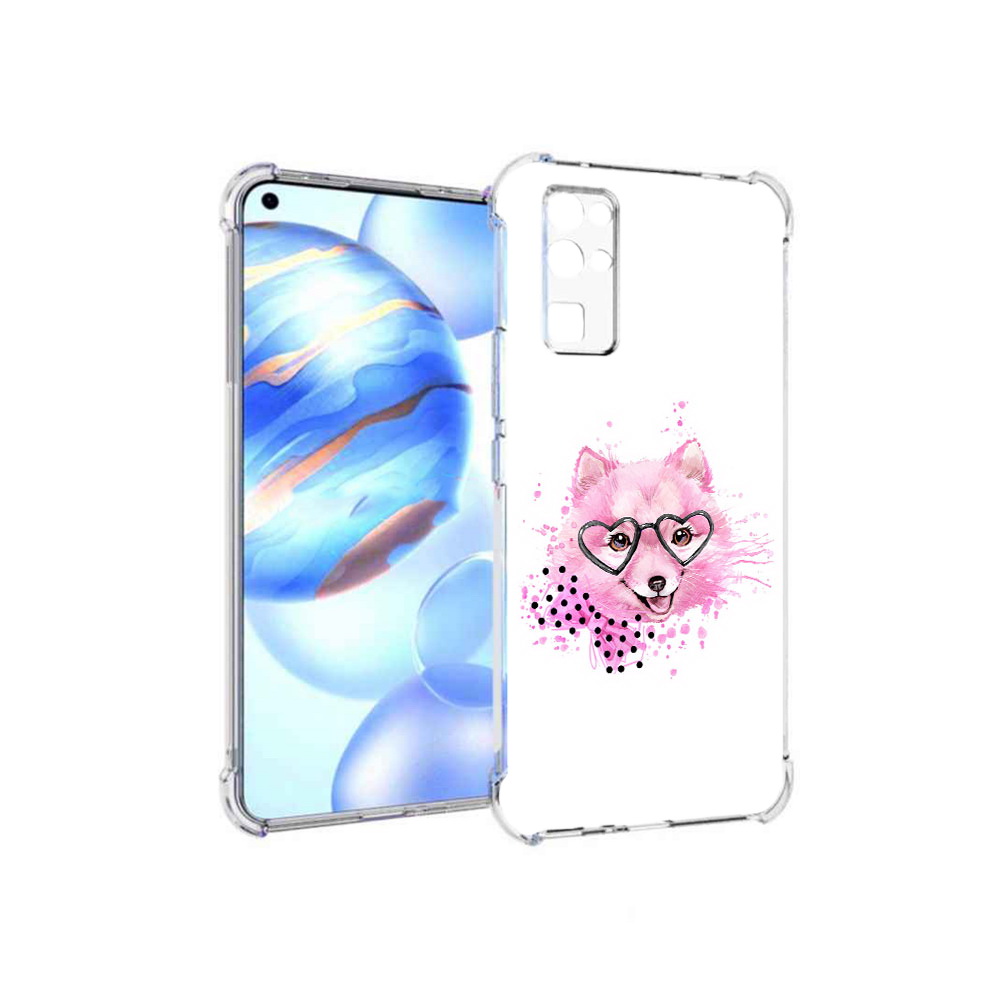 

Чехол MyPads Tocco для Honor 30 розовый волченок (PT147988.19.585), Прозрачный, Tocco