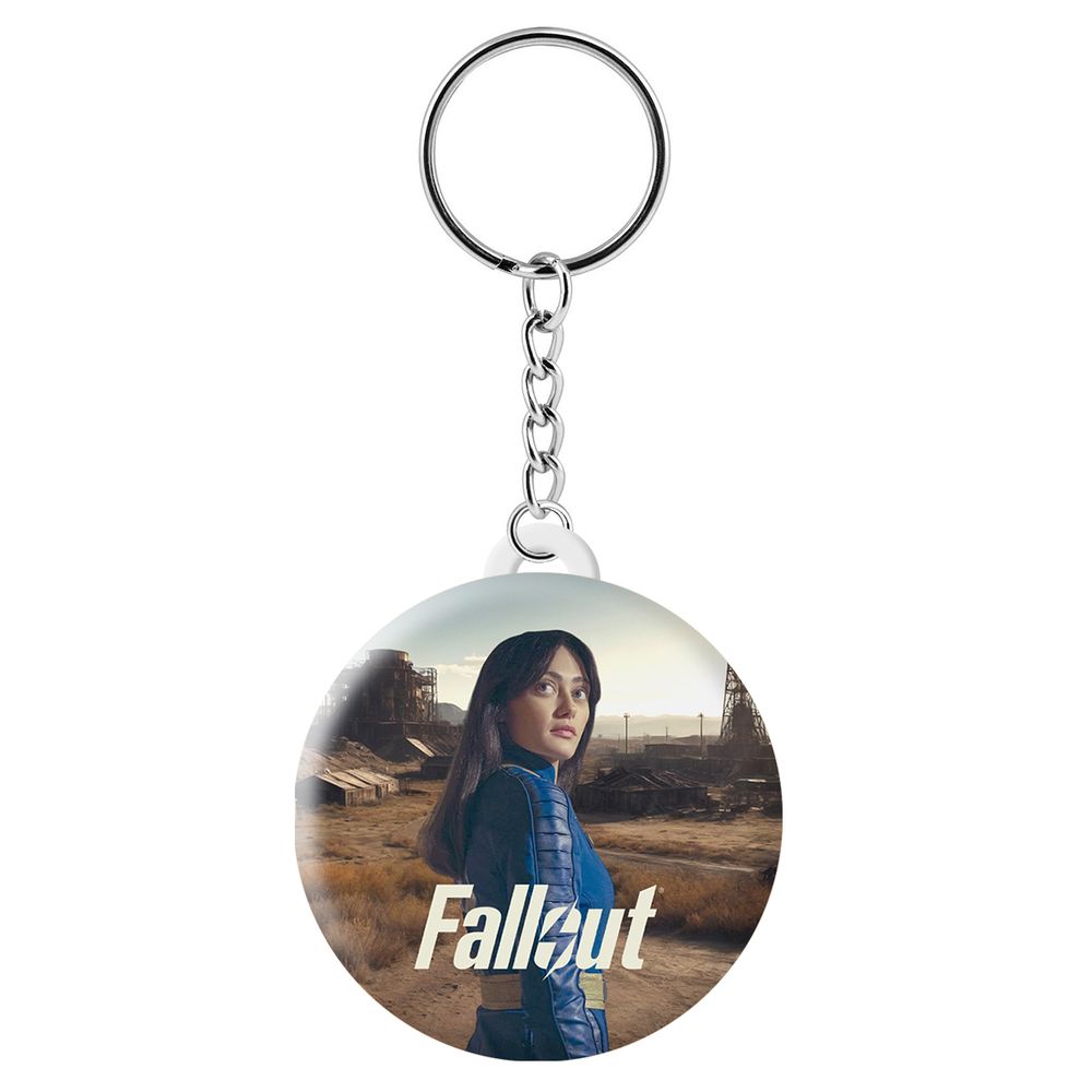 

Брелок унисекс Krutoff Fallout люси в пустошах, Разноцветный, Fallout