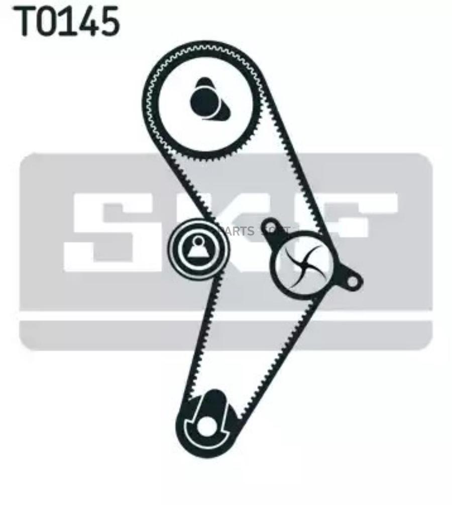 

SKF VKMC 02206 Комплект ремня ГРМ ALFA ROMEO FIAT LANCIA 1.2 1.4 (с помпой) 1шт