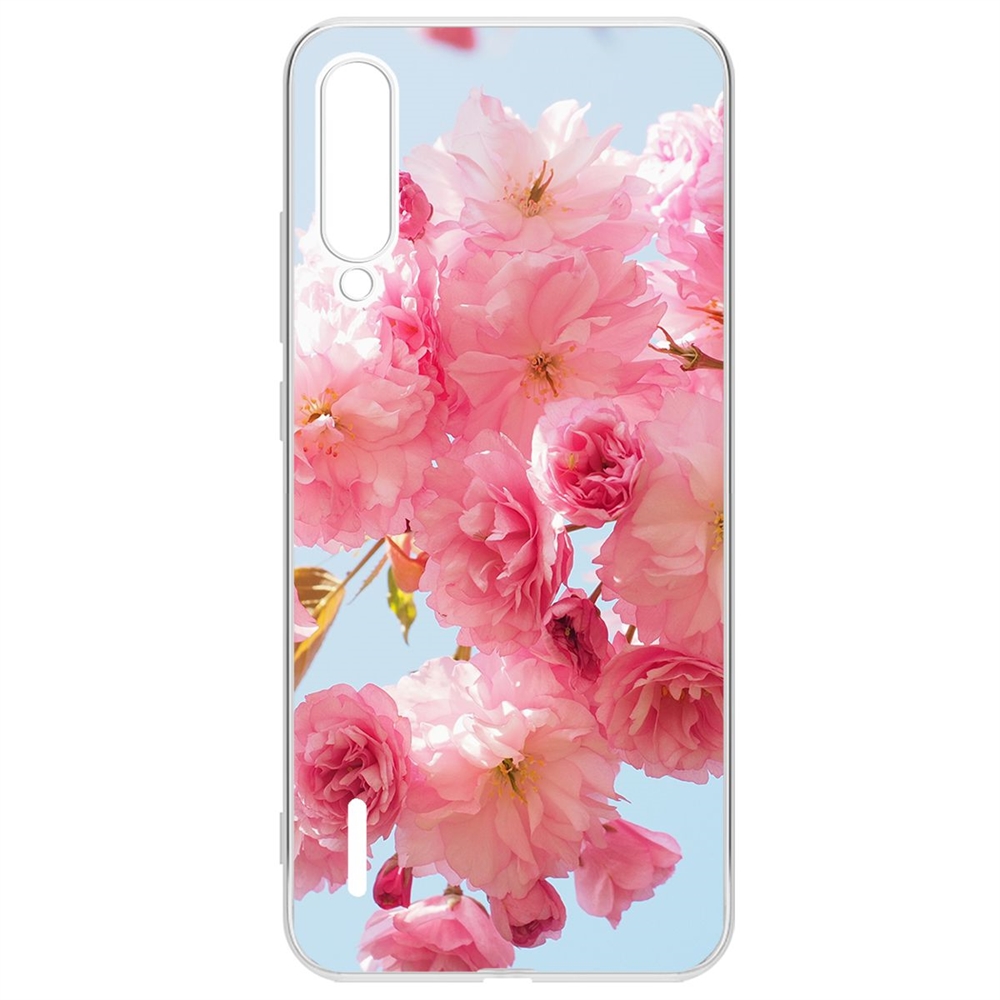 

Чехол-накладка Krutoff Clear Case Сакура для Xiaomi Mi 9 Lite