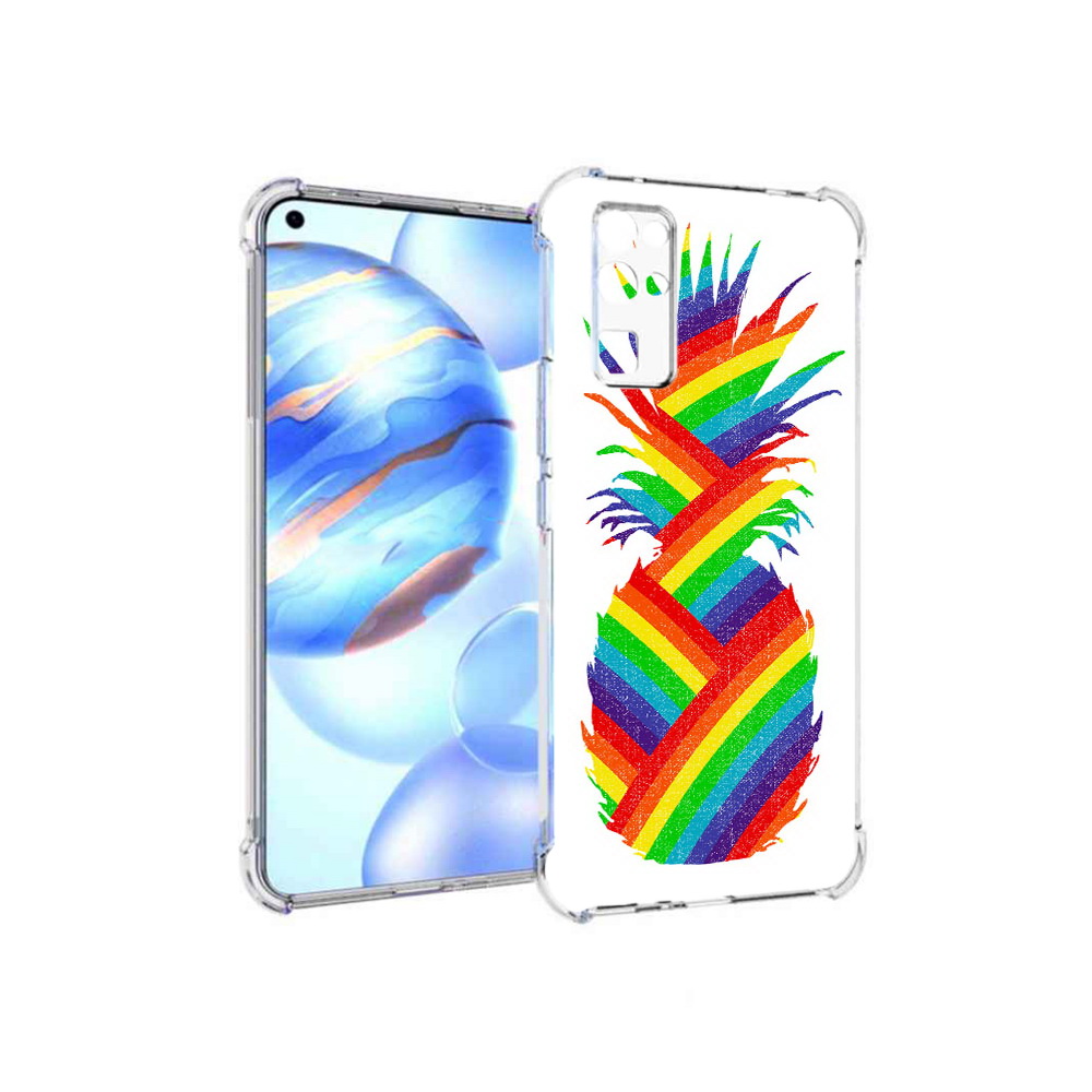

Чехол MyPads Tocco для Honor 30 радужный ананас (PT147988.19.566), Прозрачный, Tocco