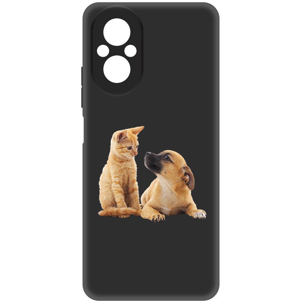 

Чехол-накладка Krutoff Soft Case Лучшие друзья для Realme C67 черный
