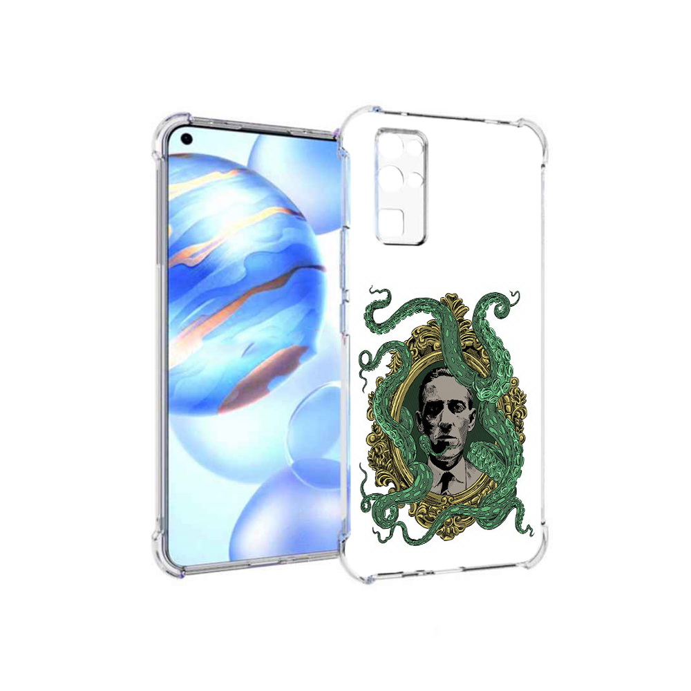 

Чехол MyPads Tocco для Honor 30 портрет с кракеном (PT147988.19.552), Прозрачный, Tocco