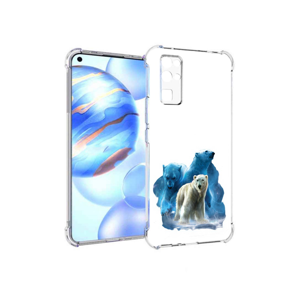 

Чехол MyPads Tocco для Honor 30 полярный медведь (PT147988.19.549), Прозрачный, Tocco