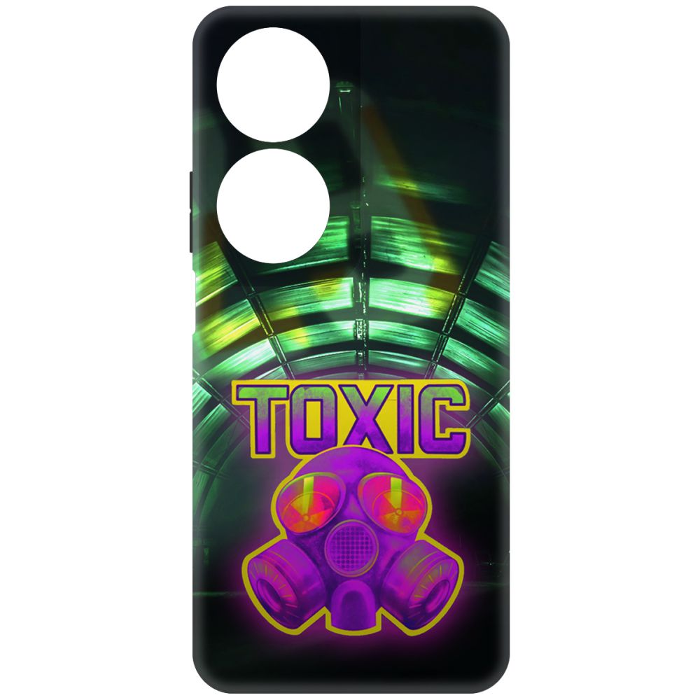 

Чехол-накладка Krutoff Soft Case Cтандофф 2 (Standoff 2) - Стикер Toxic для Honor X7b, Черный