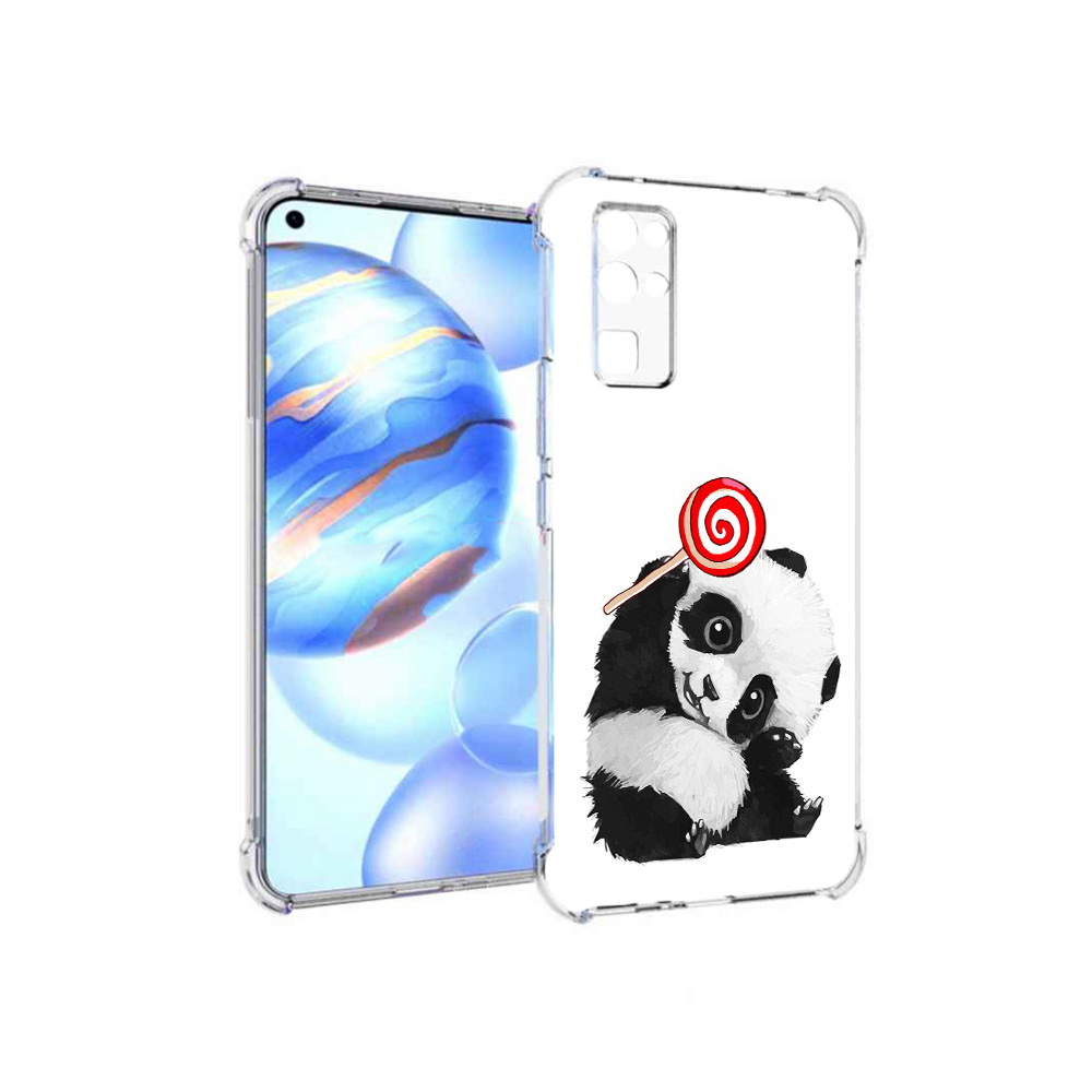 

Чехол MyPads Tocco для Honor 30 панда с леденцом (PT147988.19.534), Прозрачный, Tocco