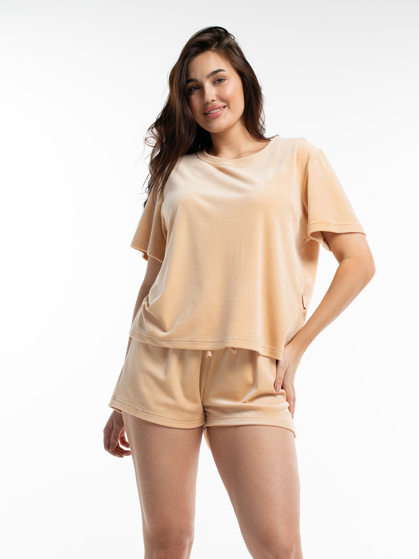 Комплект домашний женский MODAMIKA М-118КП желтый 48 RU