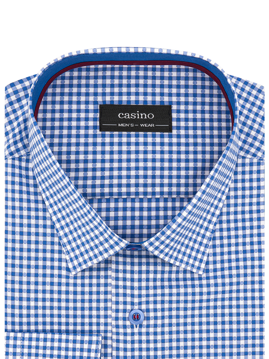

Рубашка мужская CASINO 01-00006196 голубая 44, Голубой, 01-00006196