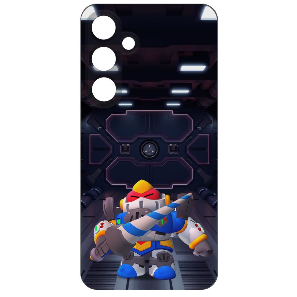 

Чехол-накладка Krutoff Soft Case Brawl Stars - Паладин Вольт-Меха для Samsung Galaxy S24, Черный