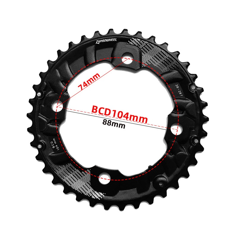 Звезда Prowheel 10/11 скоростной системы BCD: 104 мм 38Т (сов.м 28/38T)