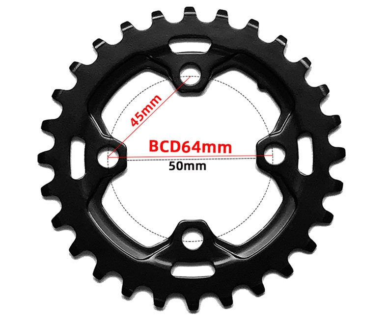 Звезда Prowheel 10/11 скоростной системы BCD: 104 мм 28Т (сов.м 28/38T)
