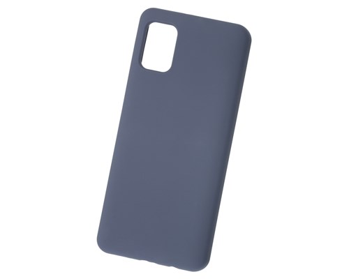 фото Чехол newlevel liquid silicone hard blue для samsung galaxy a31