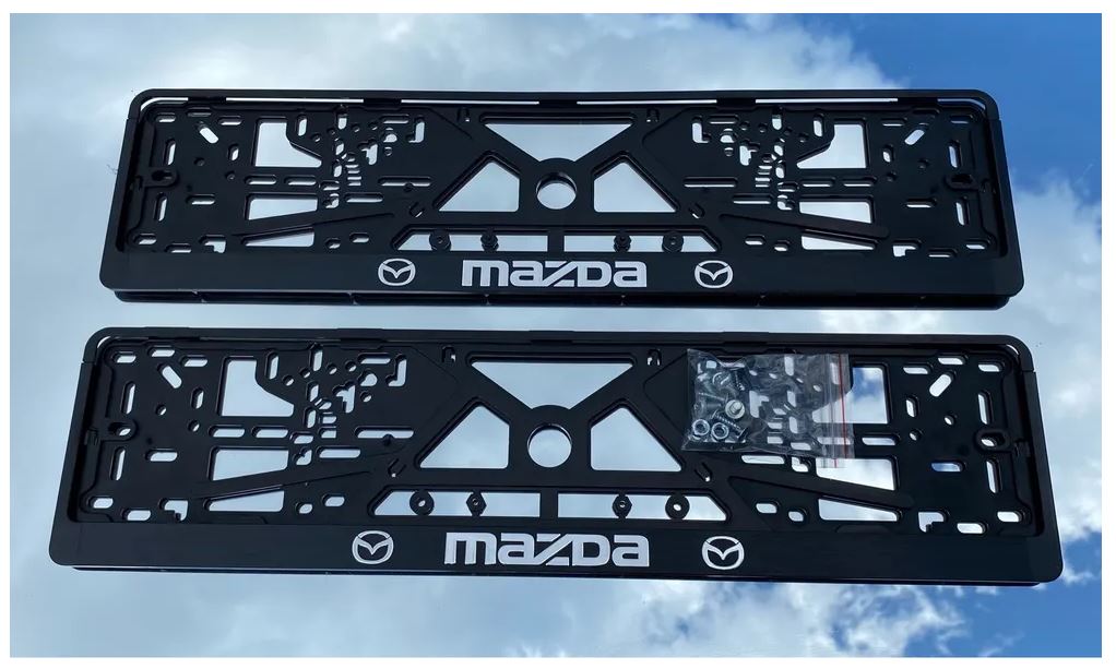 

Рамки номерного знака Логоавто MAZDA Мазда, 2 рамки + крепеж, рельеф