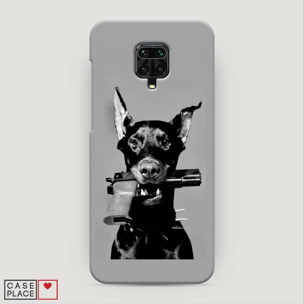 

Пластиковый чехол "Доберман" на Xiaomi Redmi Note 9 Pro, Доберман