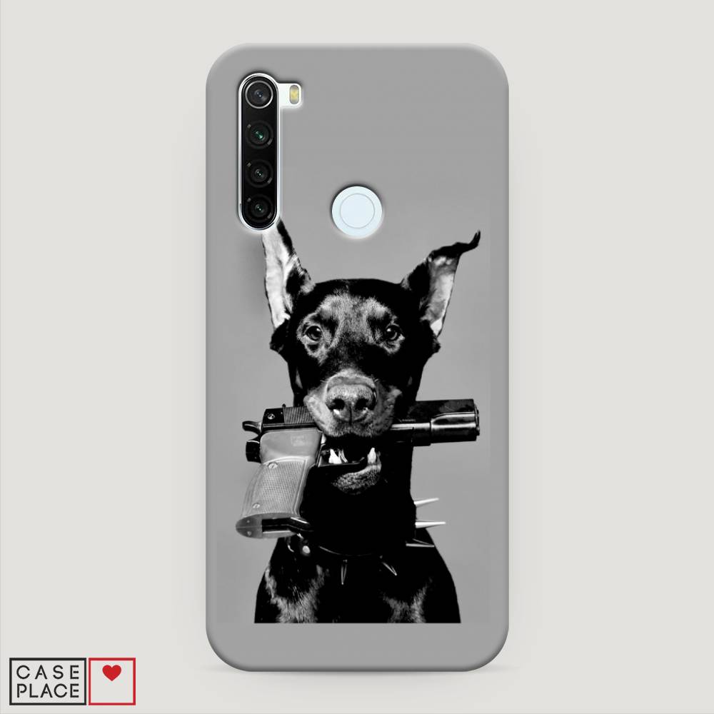 

Пластиковый чехол "Доберман" на Xiaomi Redmi Note 8T, Доберман