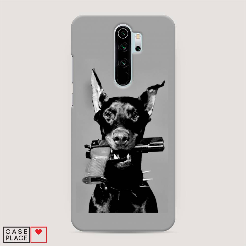 

Пластиковый чехол "Доберман" на Xiaomi Redmi Note 8 Pro, Доберман