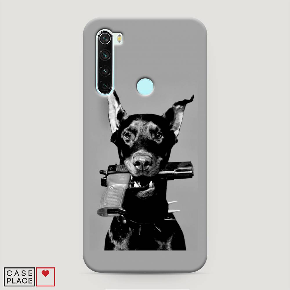 

Пластиковый чехол "Доберман" на Xiaomi Redmi Note 8, Доберман