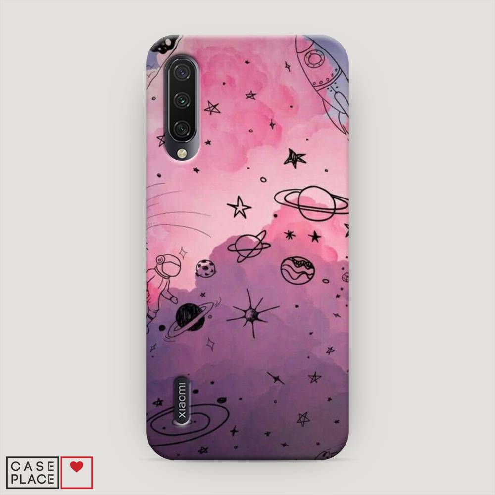 

Пластиковый чехол "Радуга планет 3" на Xiaomi Mi CC9E, 35920-3
