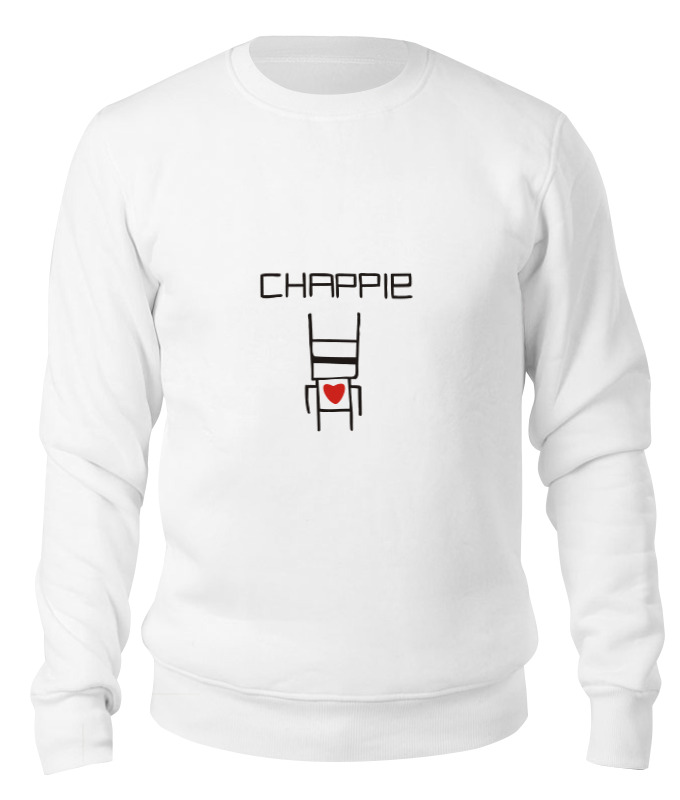 

Свитшот унисекс Printio Чаппи (chappie) белый XL, Чаппи (chappie)