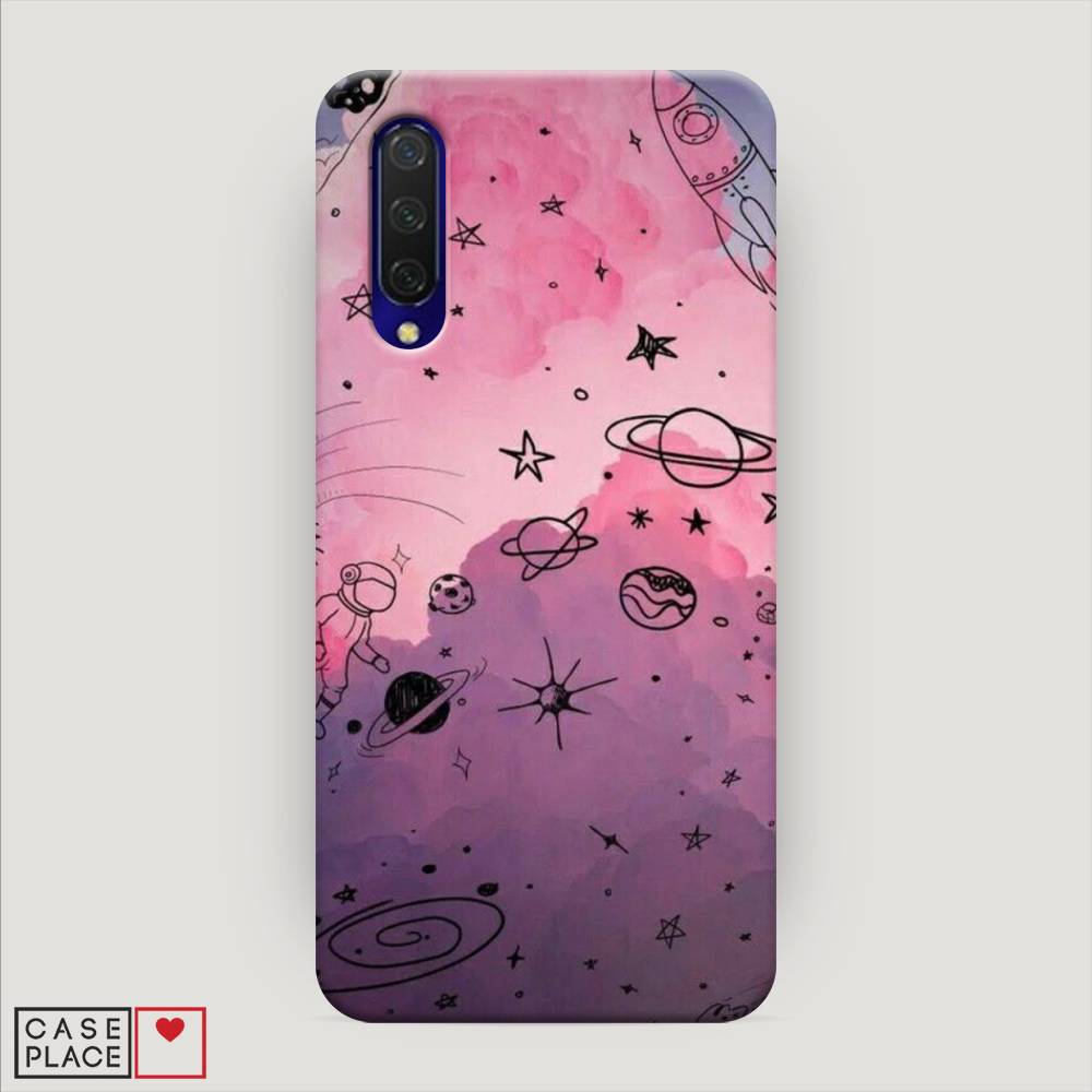 

Пластиковый чехол "Радуга планет 3" на Xiaomi Mi CC9, 36120-3