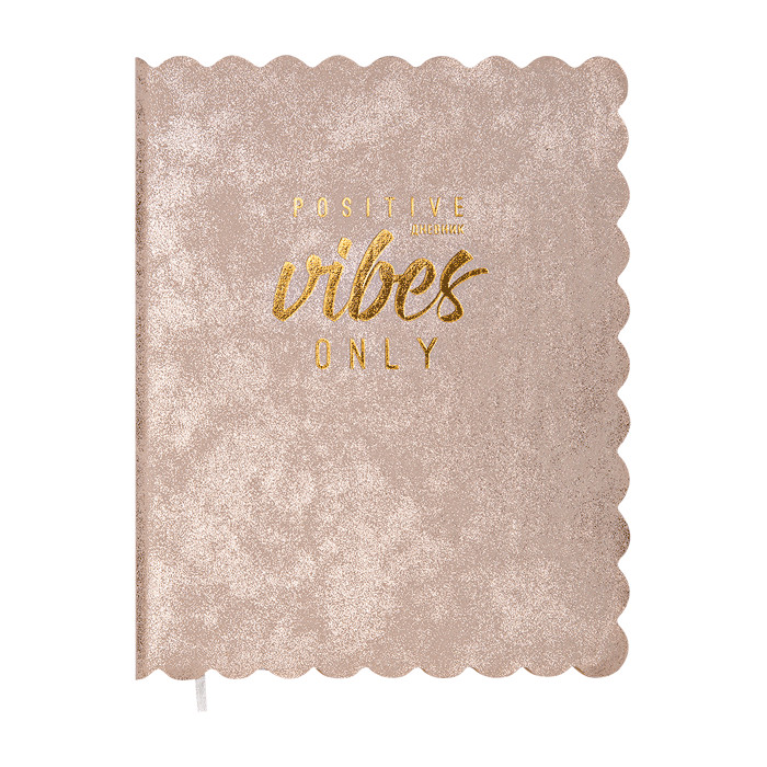 

Дневник универсальный deVente Positive vibes only светло-розовый, 1619045