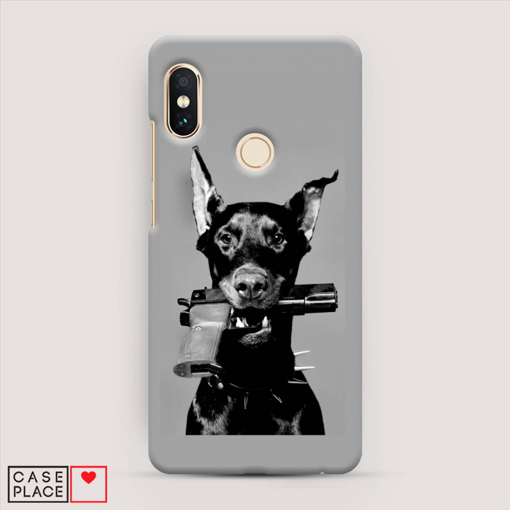 

Пластиковый чехол "Доберман" на Xiaomi Redmi Note 5, Доберман
