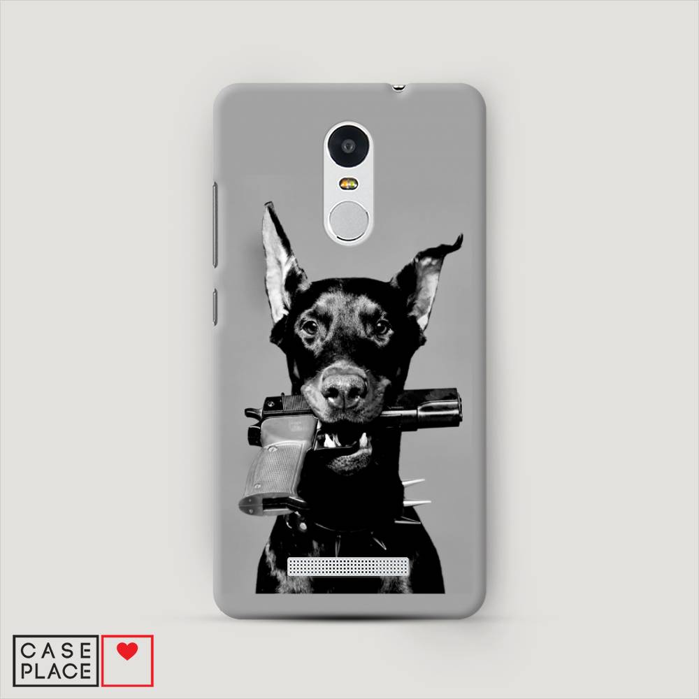 

Пластиковый чехол "Доберман" на Xiaomi Redmi Note 3, Доберман