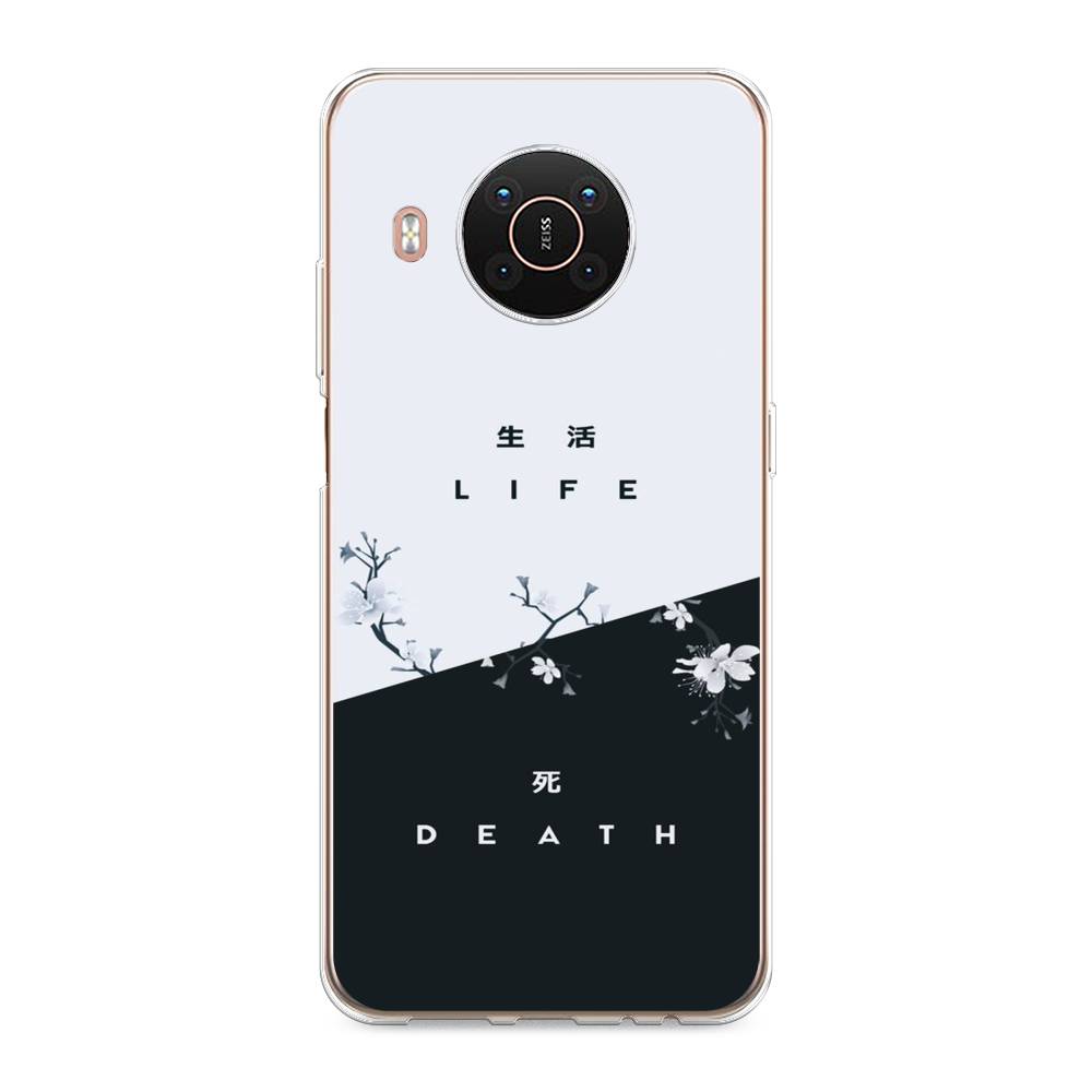 

Чехол Awog на Nokia X20 / Нокиа X20 "Life and death", Черный;серый, 124250-7