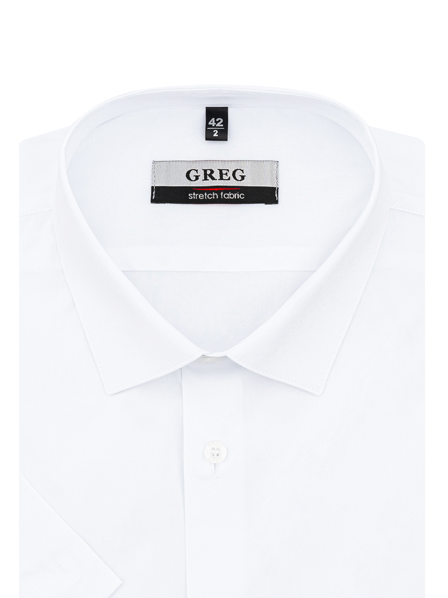 

Рубашка мужская Greg 00-00001689 белая 39, Белый, 00-00001689