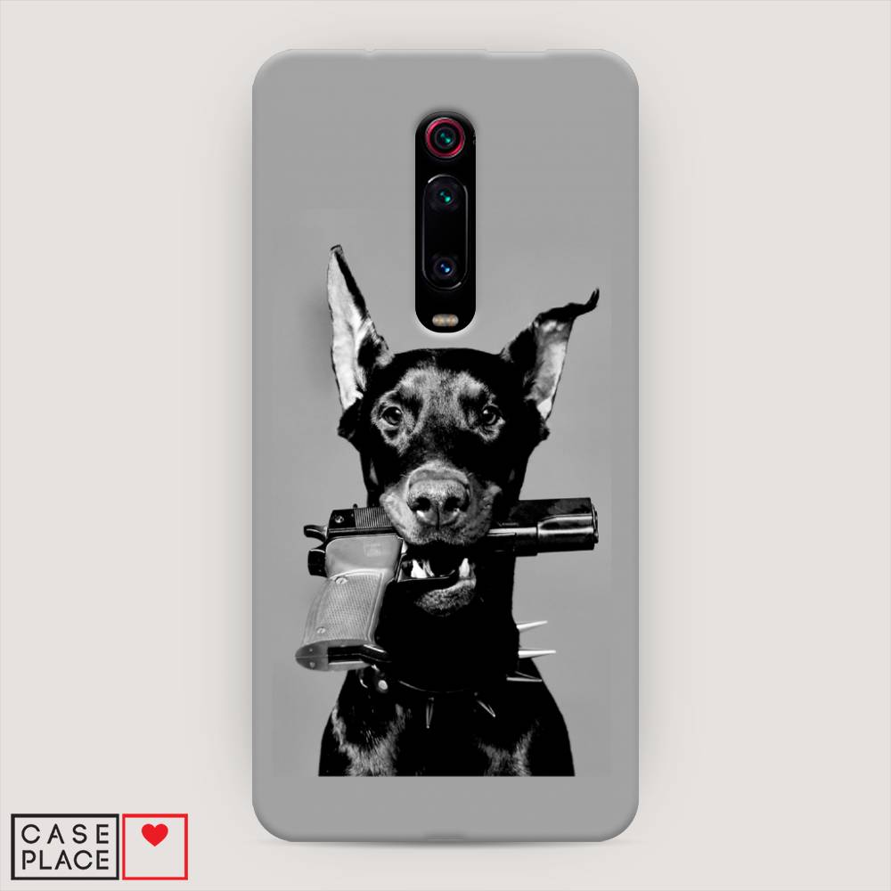 

Пластиковый чехол "Доберман" на Xiaomi Redmi K20 Pro, Доберман