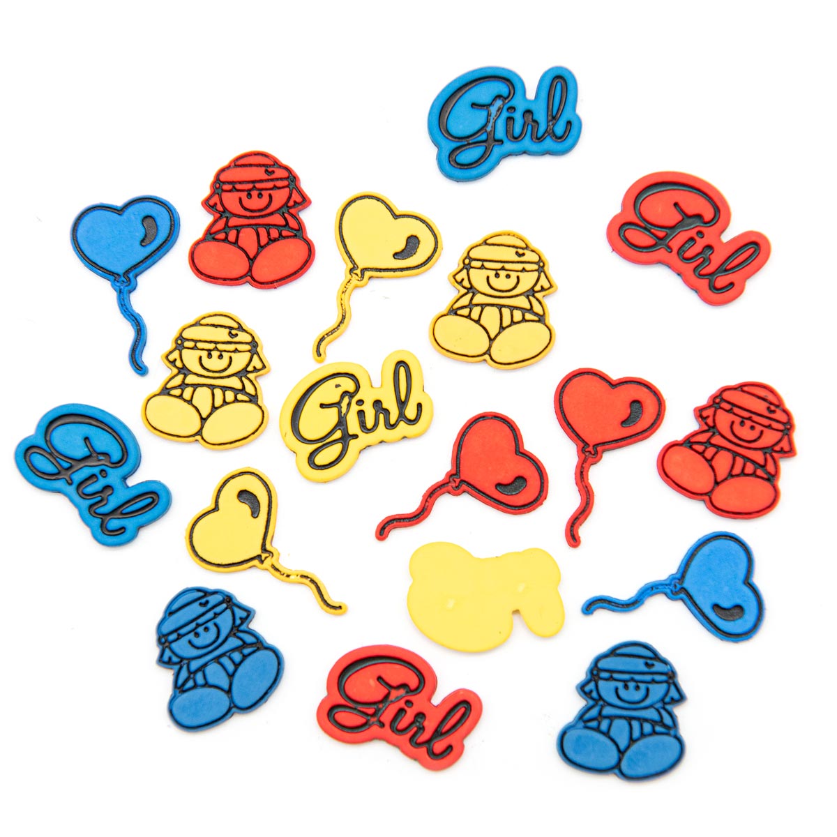 Набор декоративных элементов Astra&Craft Моя малышка, 18 штук