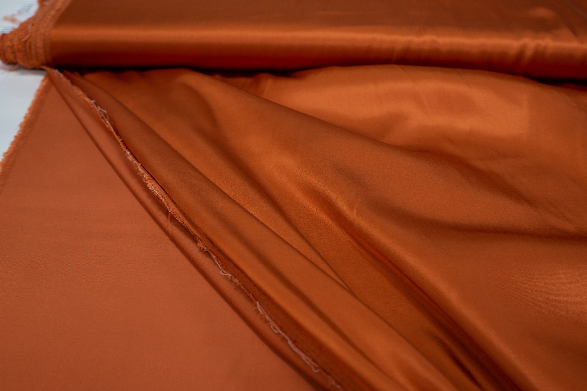 Ткань UNOFABRIC AL8672 Вискоза плательная рыжая. Ткань для шитья 100x148 см