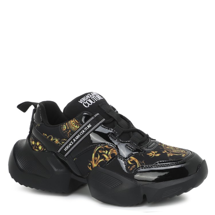 

Кроссовки женские VERSACE JEANS 71VA3SU7 черные 36 EU, 71VA3SU7