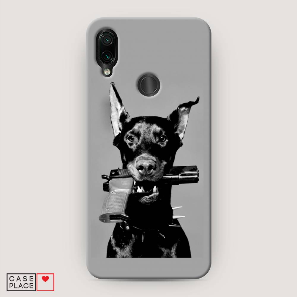 

Пластиковый чехол "Доберман" на Xiaomi Redmi 7, Доберман
