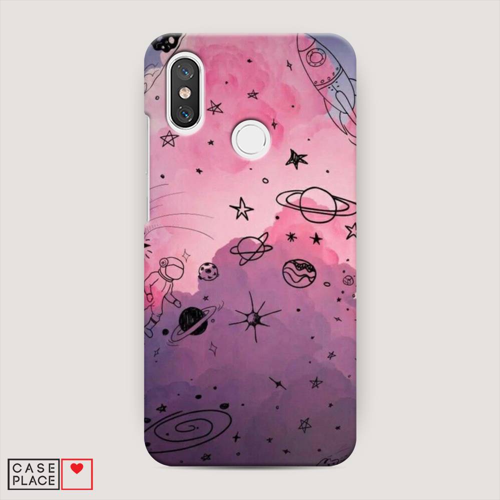 

Пластиковый чехол "Радуга планет 3" на Xiaomi Mi 8, 33520-3