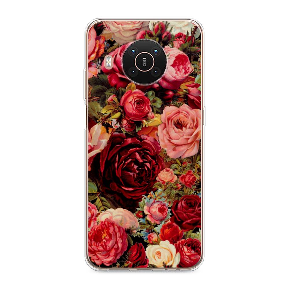 

Чехол Awog на Nokia X20 / Нокиа X20 "Розы винтажные", 124250-8