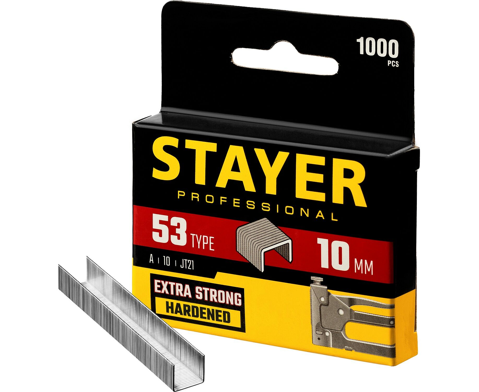 Скобы для электростеплера STAYER 10 мм 1000 шт кистевые щетки для дрели stayer