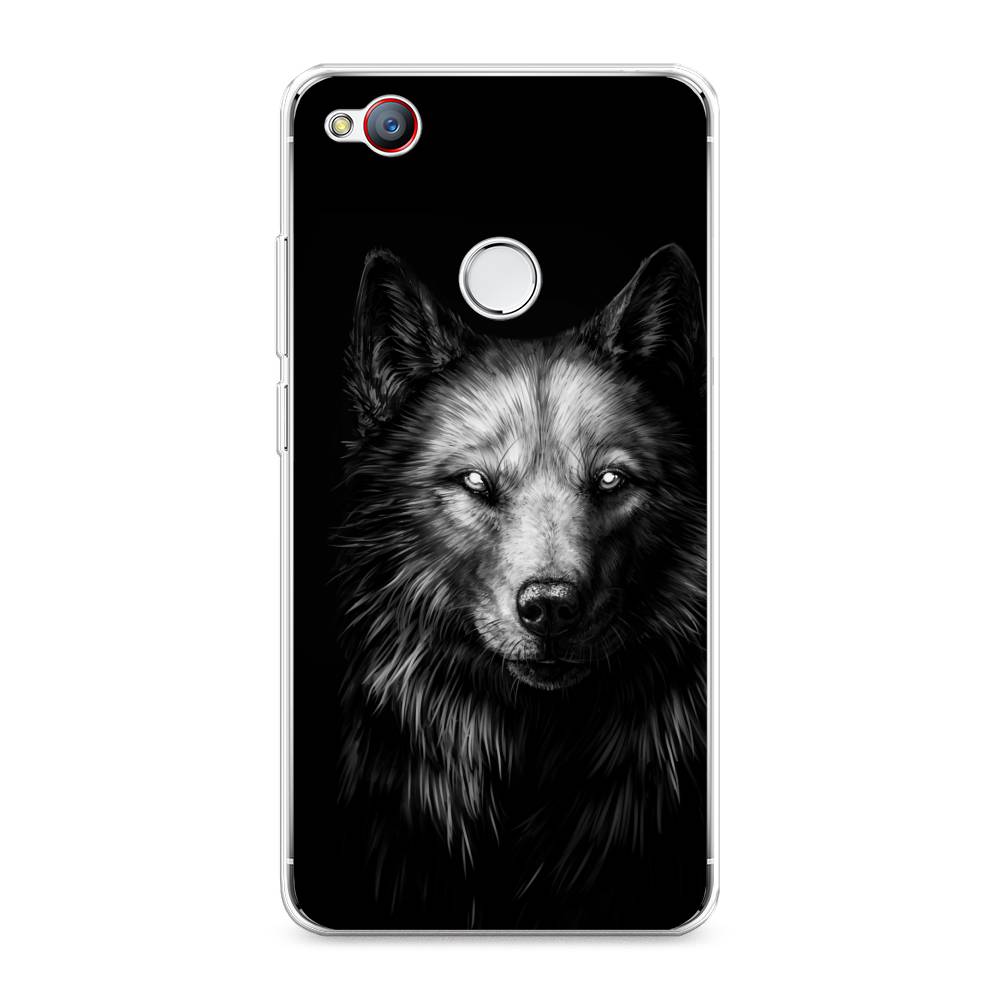 

Чехол Awog на ZTE Nubia Z11 / ЗТЕ Нубиа Z11 "Волк черно белый", 131750-1