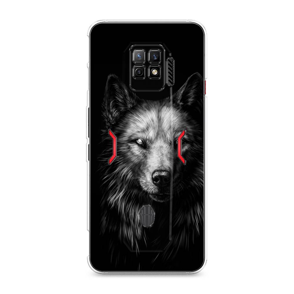 

Чехол Awog на ZTE Nubia Red Magic 7 Pro / ЗТЕ Нубиа Ред Мэджик 7 Pro "Волк черно белый", Разноцветный, 136050-1