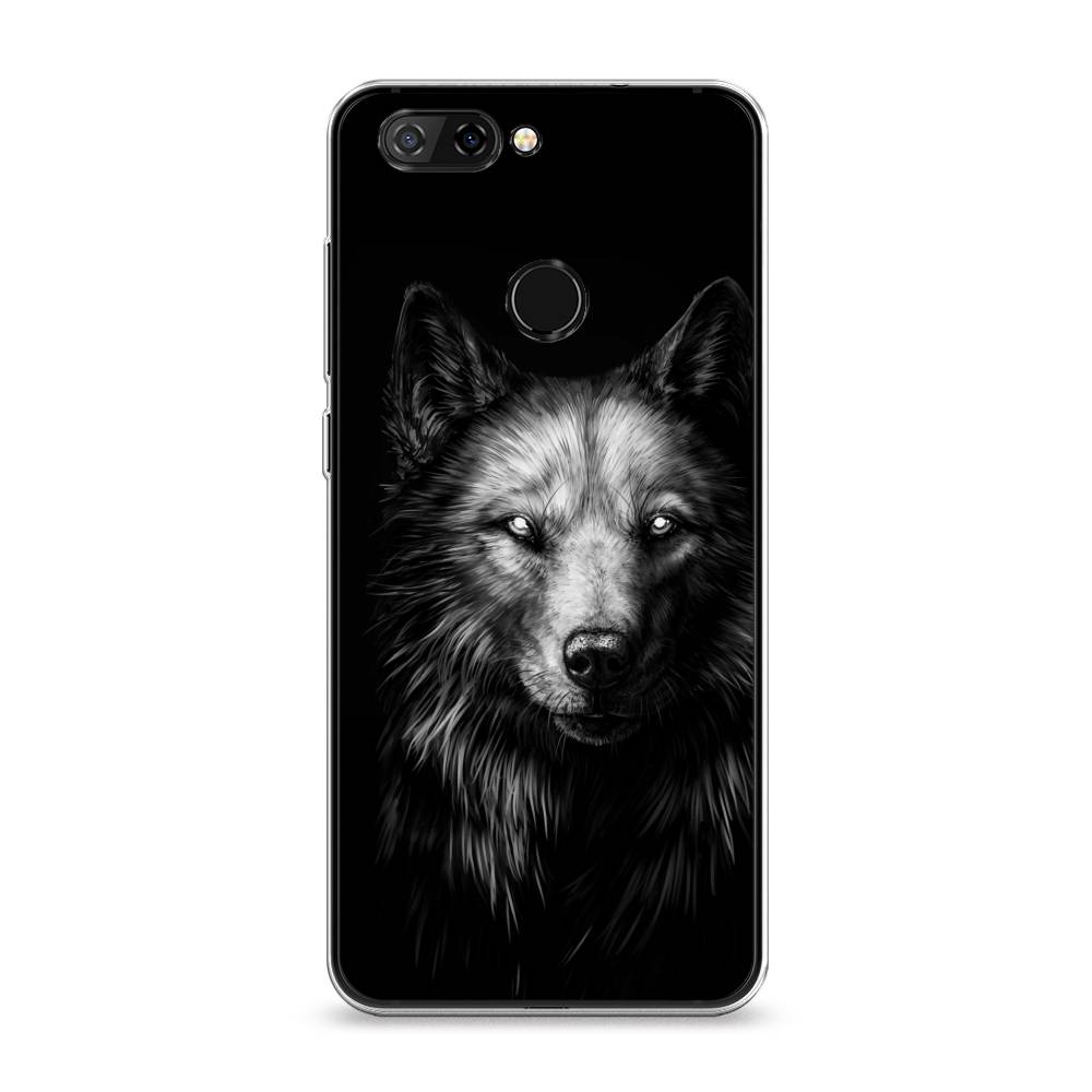 

Чехол Awog на ZTE Blade V9 / ЗТЕ Блэйд V9 "Волк черно белый", Разноцветный, 132450-1